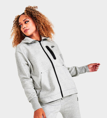 Side Zipper Tech Fleece Full-Zip Hoodie