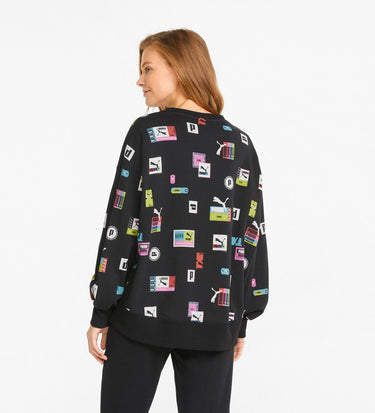 Puma Brand Love Oversized Crewneck Sweatshirt